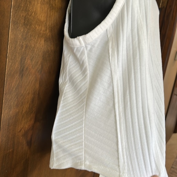 FREE PEOPLE INTIMATELY WOMENS WHITE LACE-UP TANK TOP SIZE M - Picture 3 of 14